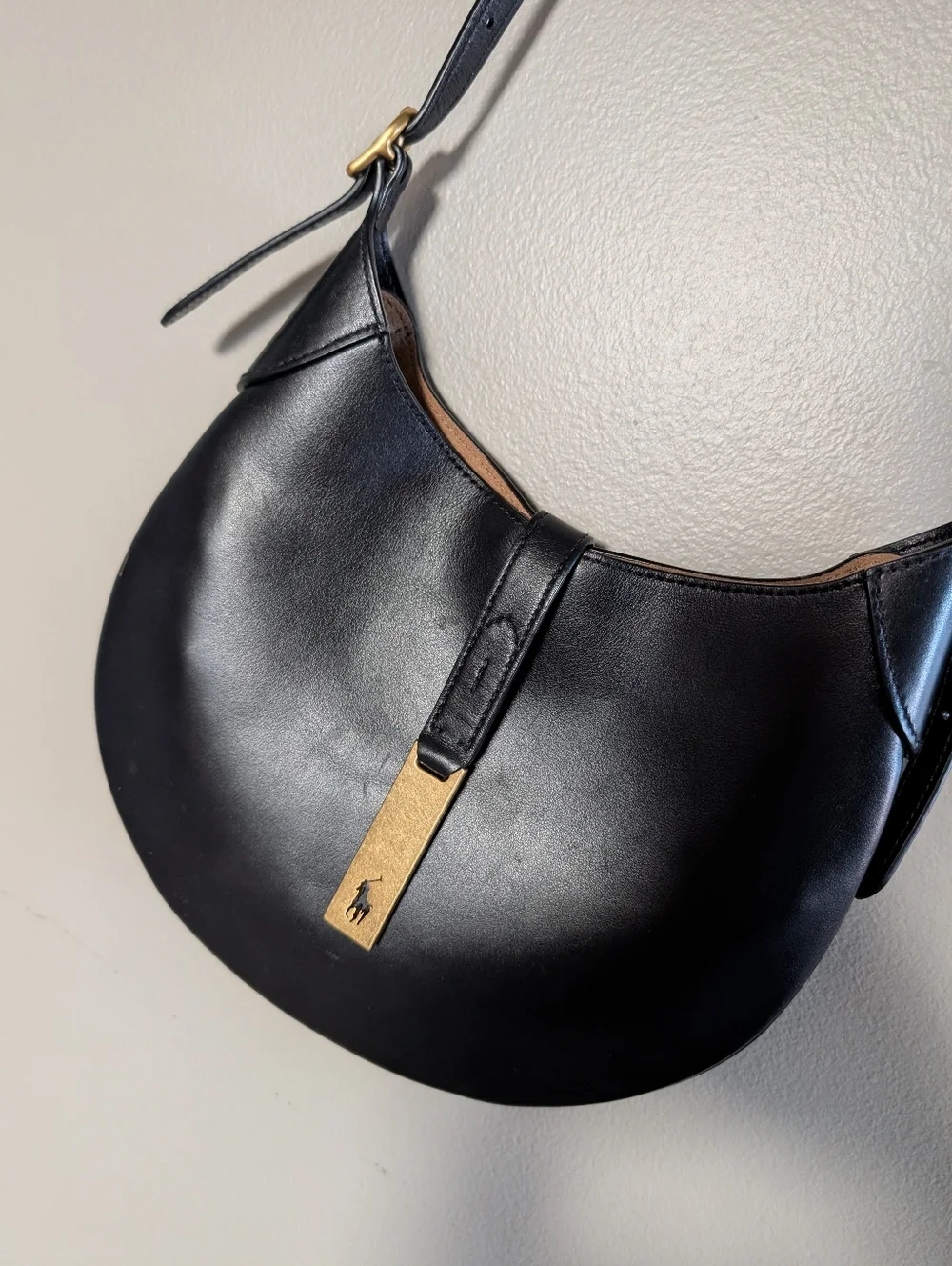 Polo Ralph Lauren ID Calfskin Small Shoulder Bag - Picture 3 of 7